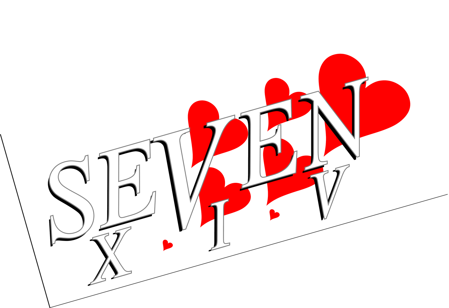 *NEW* SEVENXIV HEART BANNER