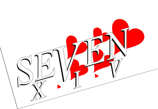 *NEW* SEVENXIV HEART BANNER